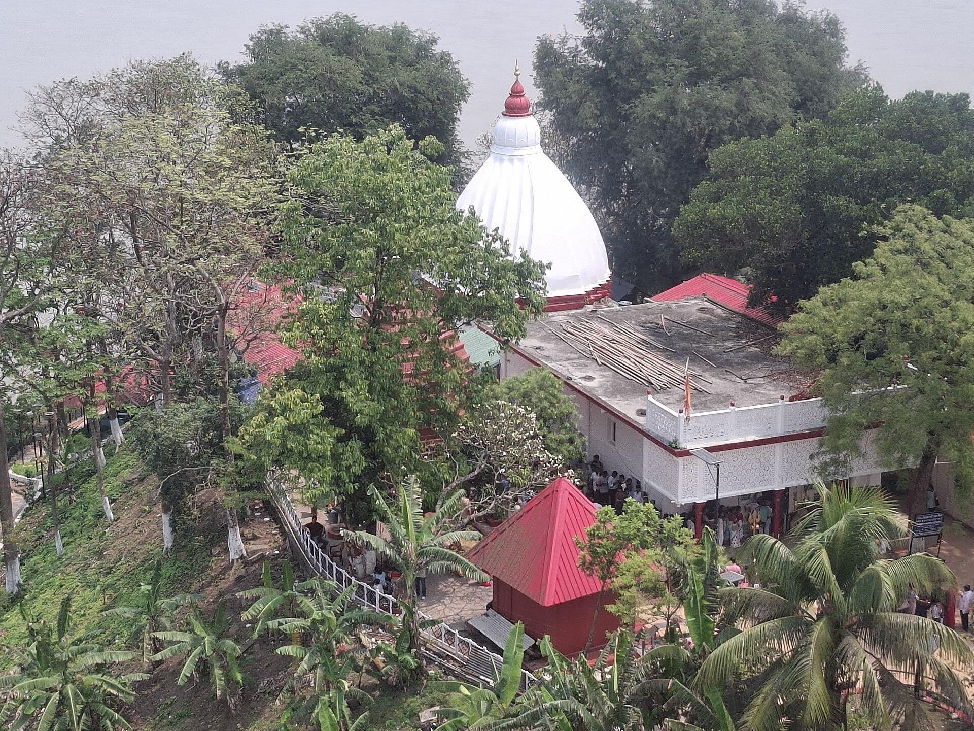 Umananda, on its island in the middle of the Brahmaputra.