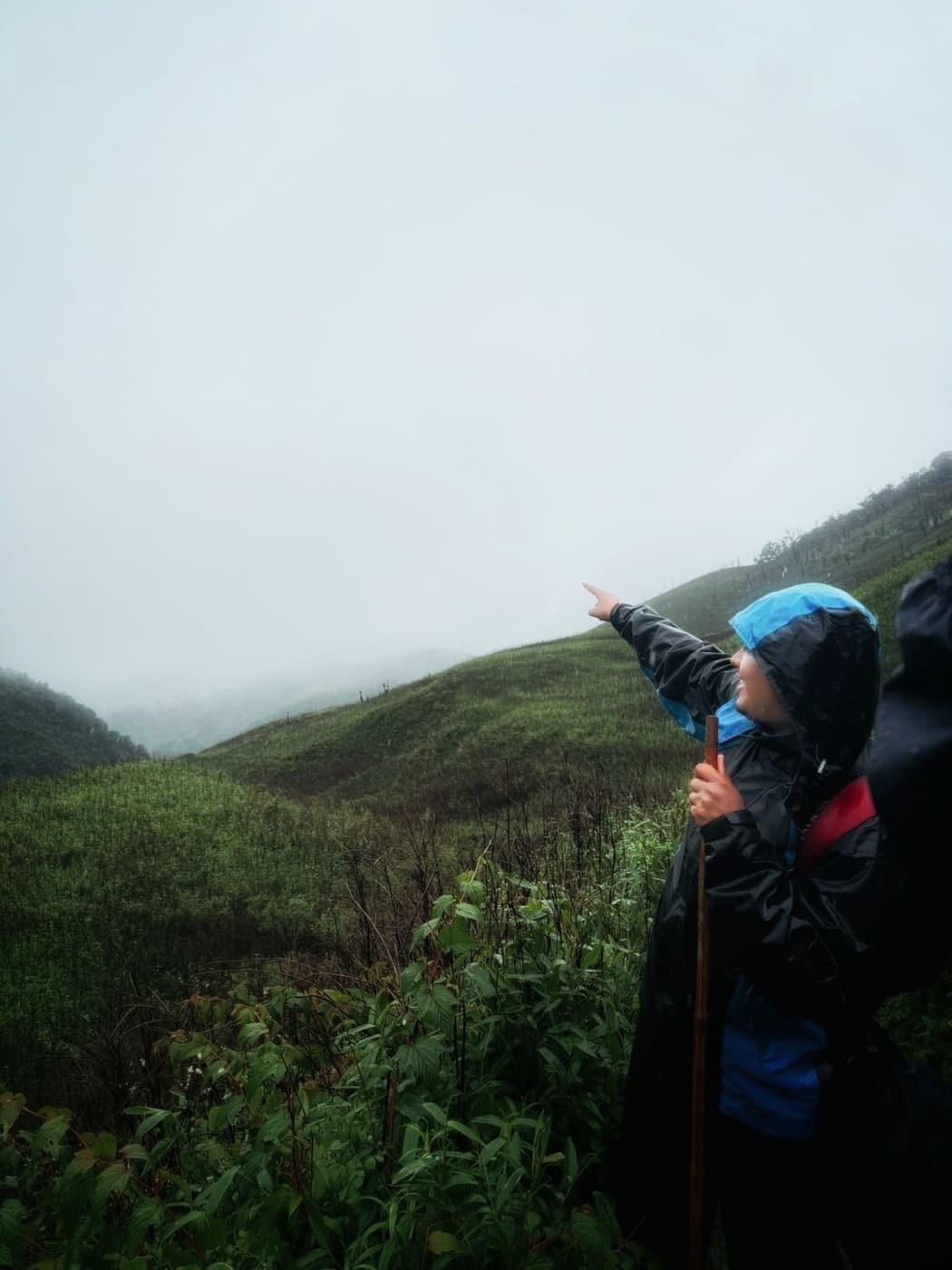 Fog thick enough, in places, to lose the person ahead of you.